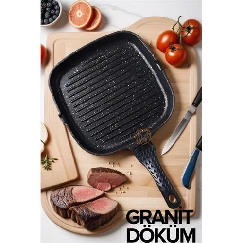 Transformacion 6 Adet Döküm Granit Izgara Tavası Laviolette Design