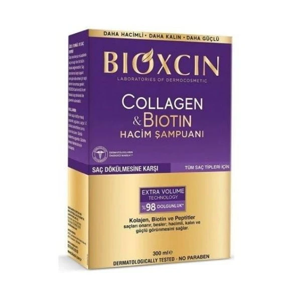 Bioxcin Collagen Biotin Saç Dökülmesine Karşı Şampuan 300 Ml