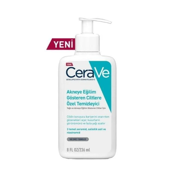 Cerave Yağlı  Ve Düzensiz Ciltler Için Yıkama Jeli 236 Ml