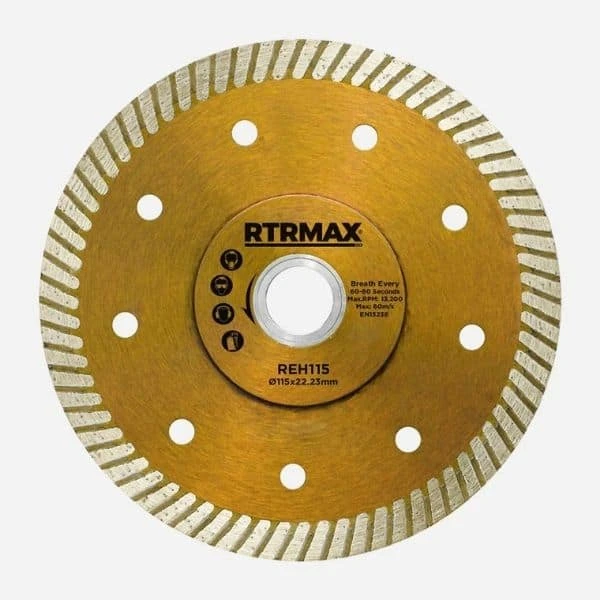 Rtrmax Çapaksız Turbo Kesim Elmas Testere Reh180