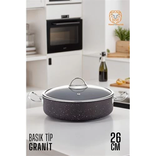 Transformacion Granit Döküm Basık Tencere 26 Cm 720306