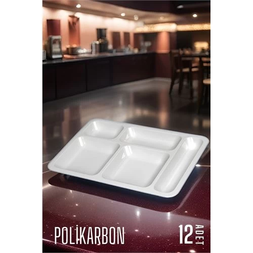 Transformacion Polikarbon Tabldot Tepsi 12 Adet 720245