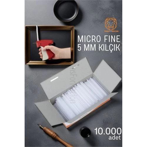 Transformacion 5mm Şeffaf Kılçık Tabanca Yedeği 10.000 Adet 720338