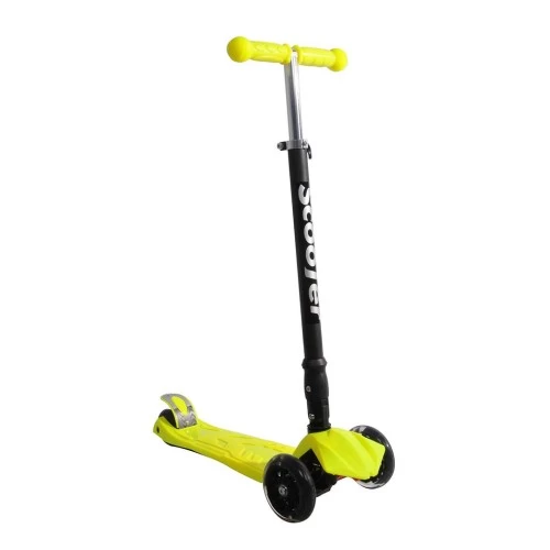 Xslide Işıklı Tekerlekli Scooter-sari
