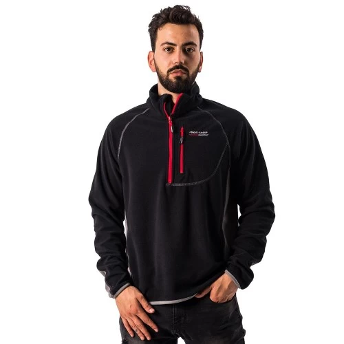 Freecamp Man Half Zipper Fleece Polar-sİyah