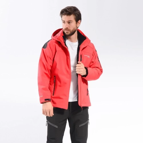 Freecamp 3in1 Softshell Erkek Ceket-kirmizi