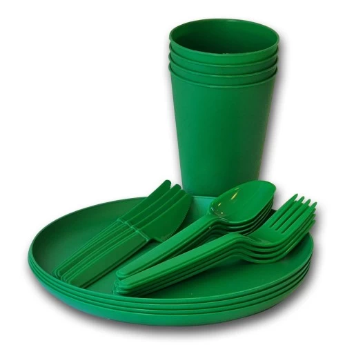 Freecamp 4 Kişilik Piknik Seti-yeŞİl