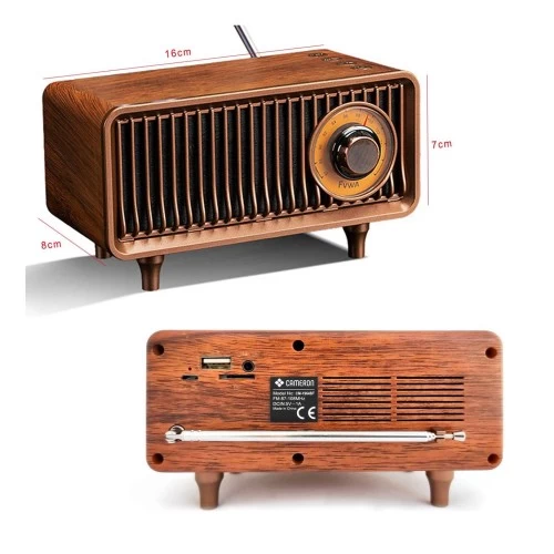 Radyo Nostalji Şarjlı Bt/usb/sd Cameron