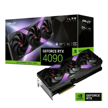 Pny Rtx 4090 Xlr8 Gaming Verto Epic-x Rgb 24gb Gddr6x 384bit (vcg409024tfxxpb1-o)