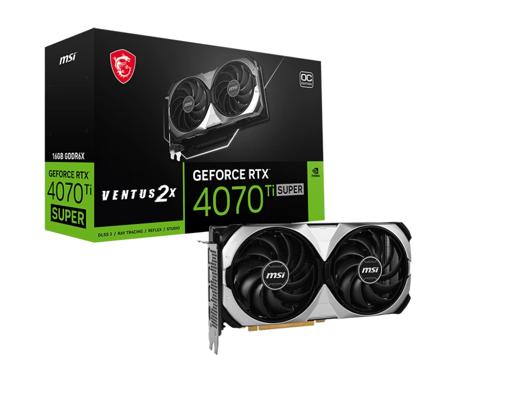 Msi Geforce Rtx 4070 Ti Super Ventus 2x Oc 16g