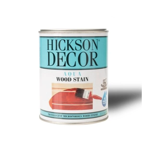 Hickson Dekor Aqua Stain Polar Su Bazlı Ahşap Boyası Beyaz 5 Lt