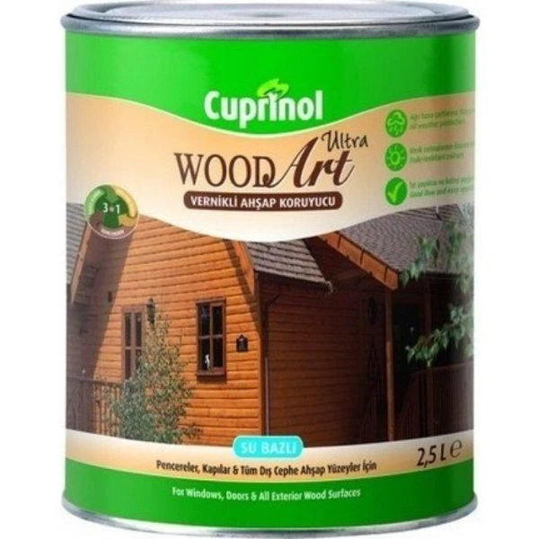Cuprinol Su Bazlı Vernikli Ahşap Koruyucu 2,5 Lt