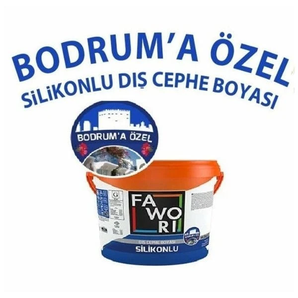 Fawori Bodrum Özel Silikonlu Dış Cephe Boyası Beyaz 20 Kg