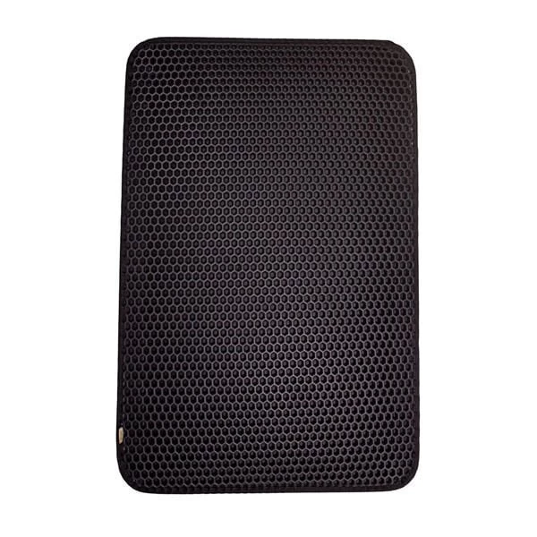Cattie Altıgen Model Kum Toplayıcı Fonksiyonel Kedi Paspası Large Siyah 50x75 Cm
