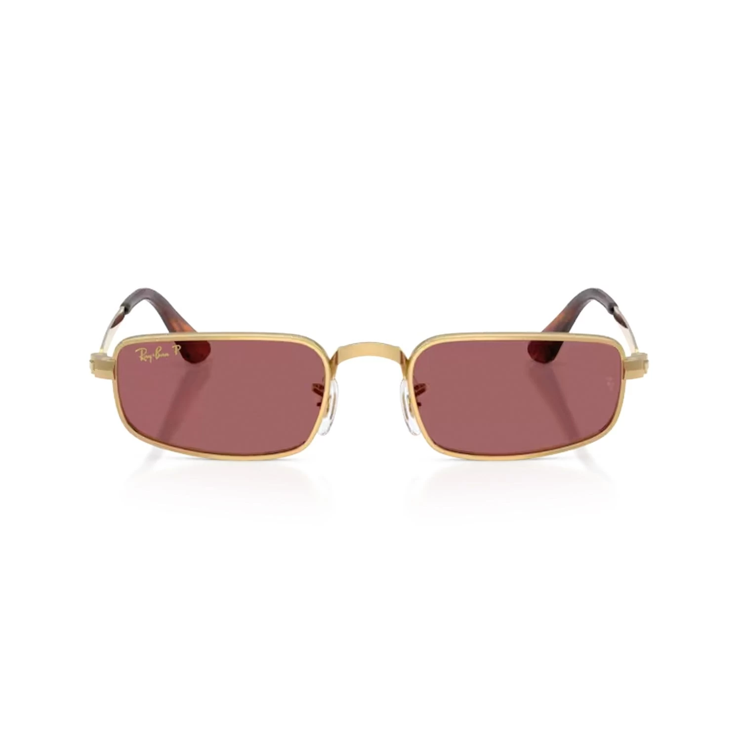Ray-Ban Rb 3927 001Af 54 A$Ap Rocky Unisex Polarize Dikdörtgen Gold Metal Güneş Gözlüğü