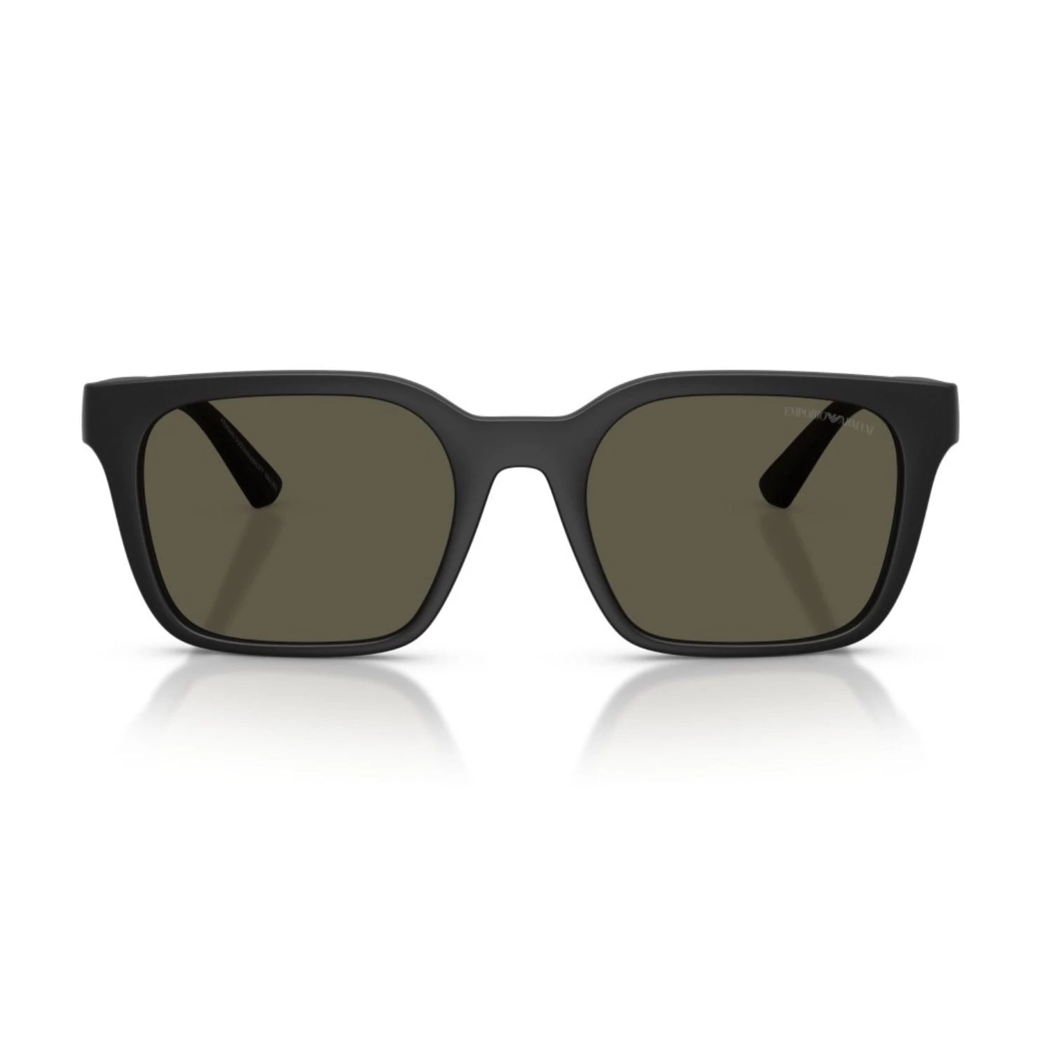 Emporio Armani Ea 4269 500187 54 Erkek Kare Siyah Aynalı Kemik Güneş Gözlüğü