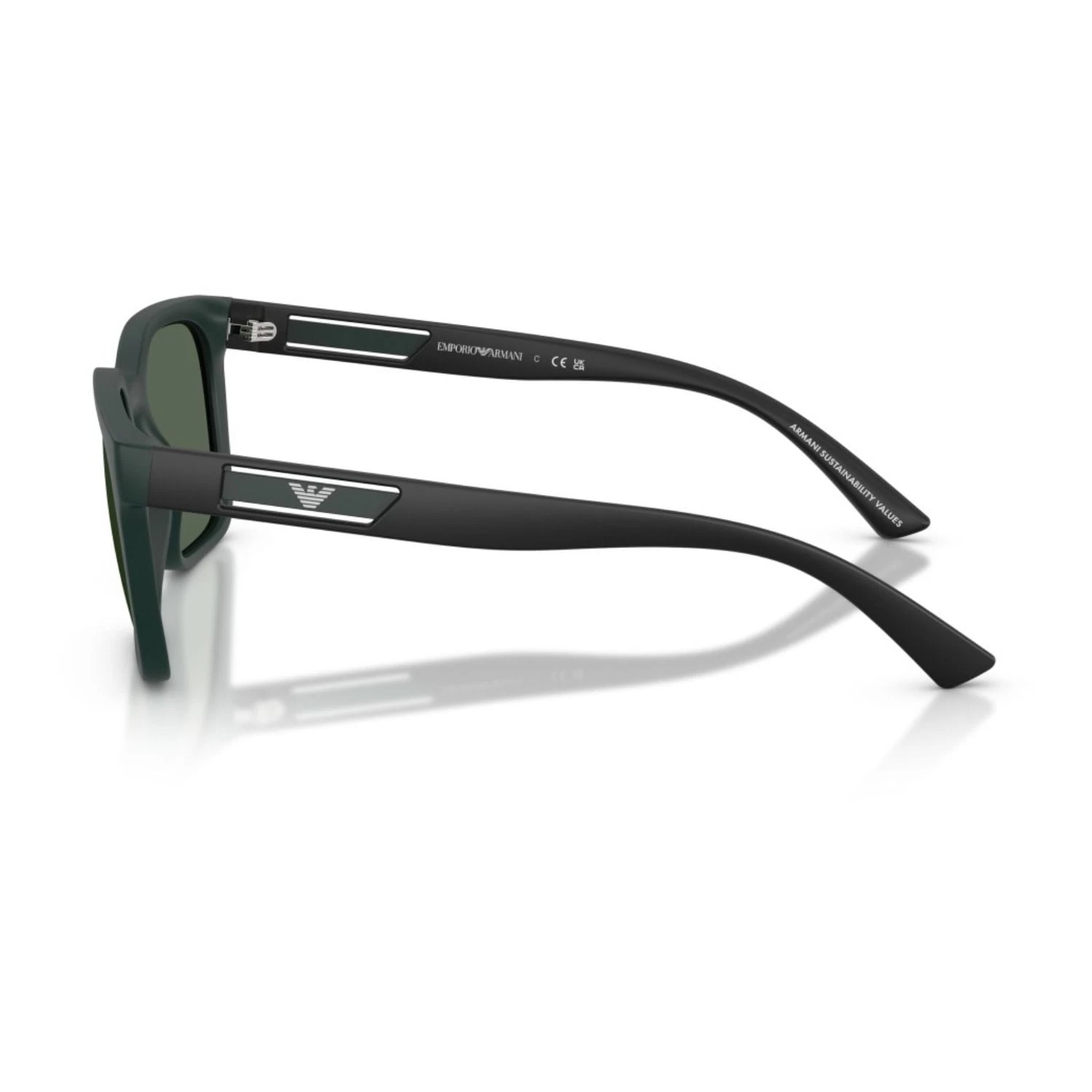 Emporio Armani Ea 4269 637071 54 Erkek Kare Yeşil Aynalı Kemik Güneş Gözlüğü