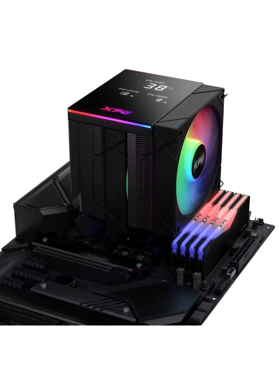 Xpg Maestroplus62Da-Bkcww Argb 120Mm İşlemci Hava Soğutcu Fan