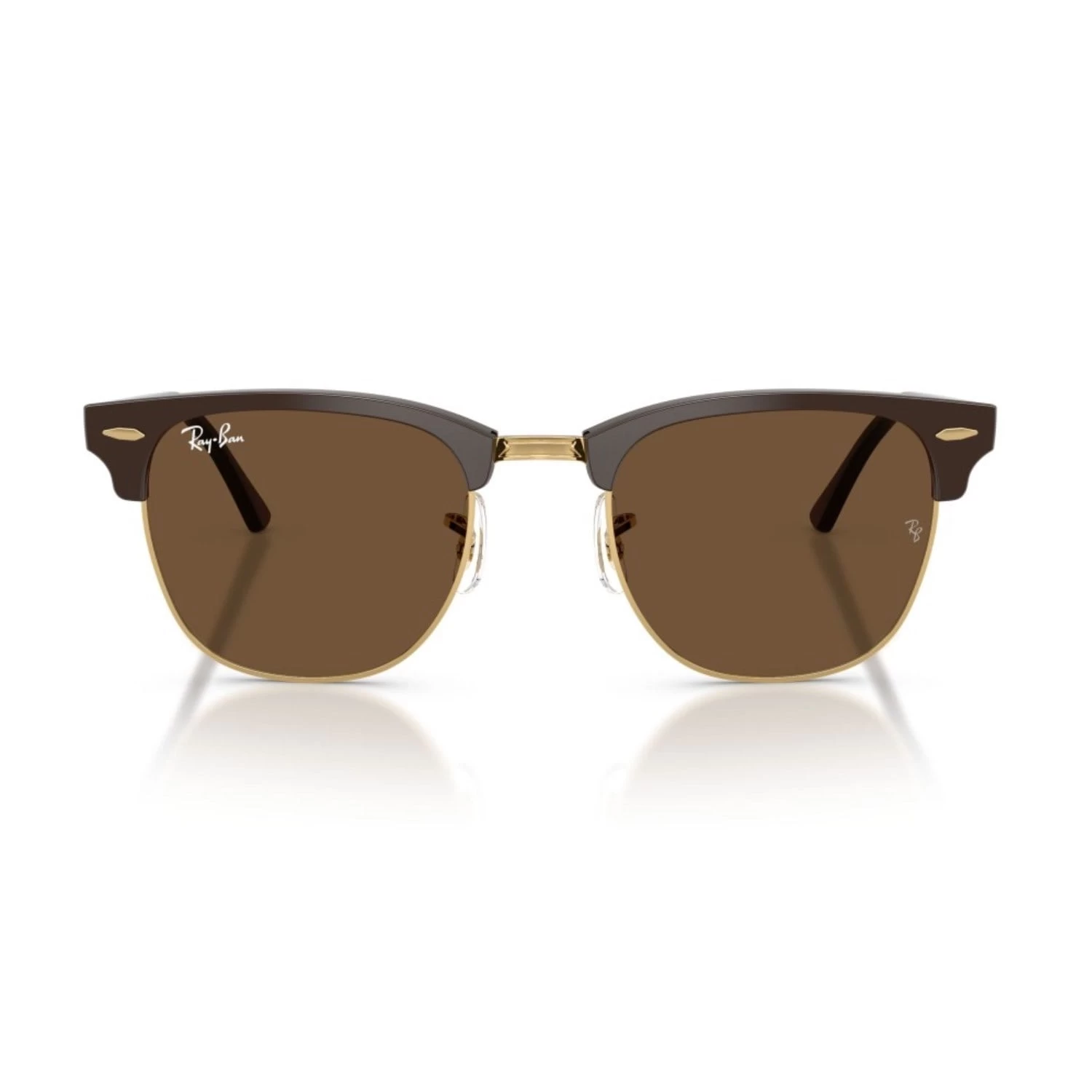 Ray-Ban Rb 3016 687853 51 Clubmaster Unisex Kare Kahverengi Kemik Güneş Gözlüğü