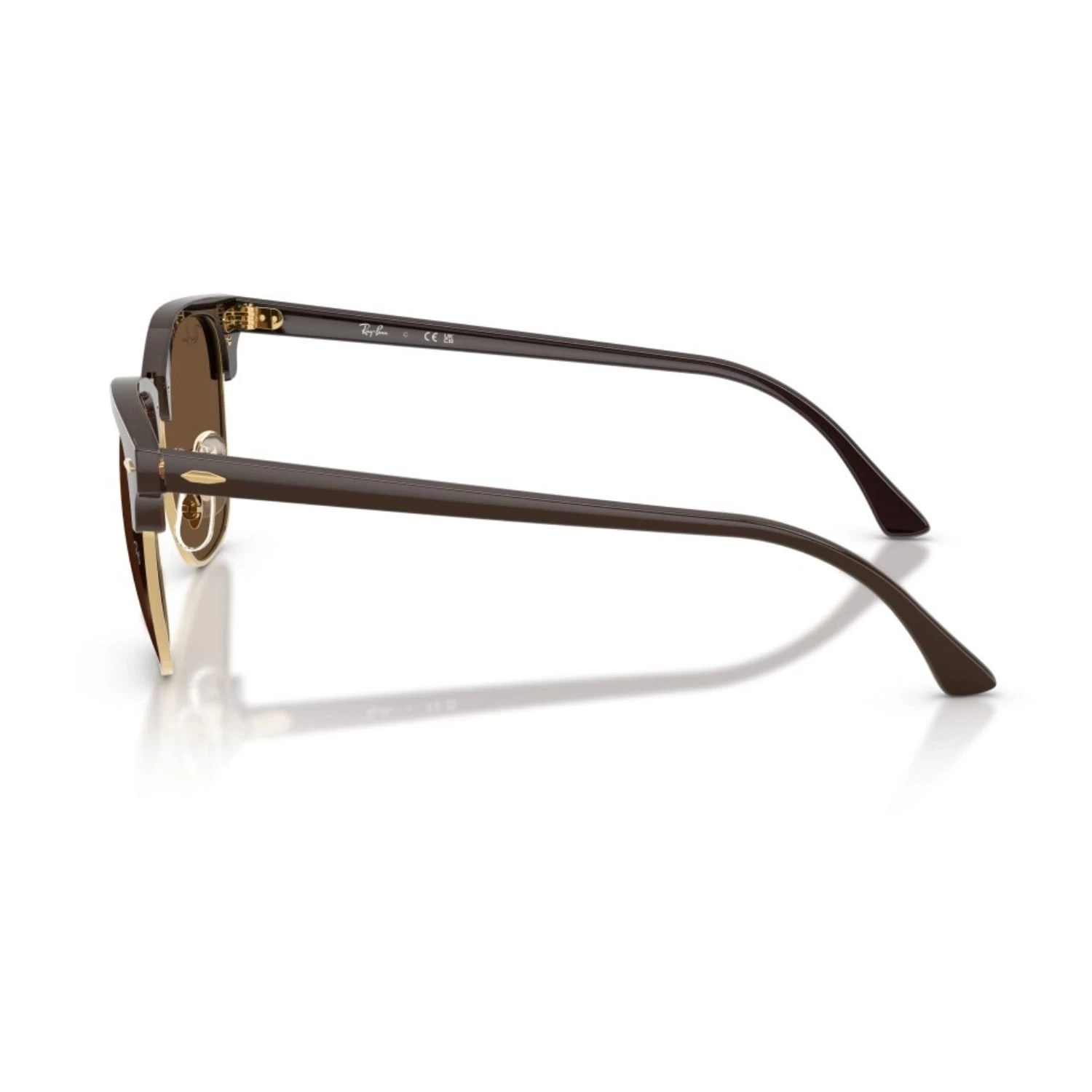 Ray-Ban Rb 3016 687853 51 Clubmaster Unisex Kare Kahverengi Kemik Güneş Gözlüğü